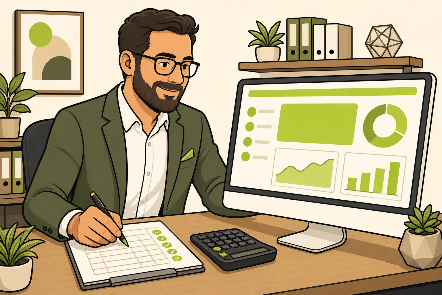 Illustration: CPA Marketing: The Minimum Viable System That Gets Accounting Clients (Without an Agency)
