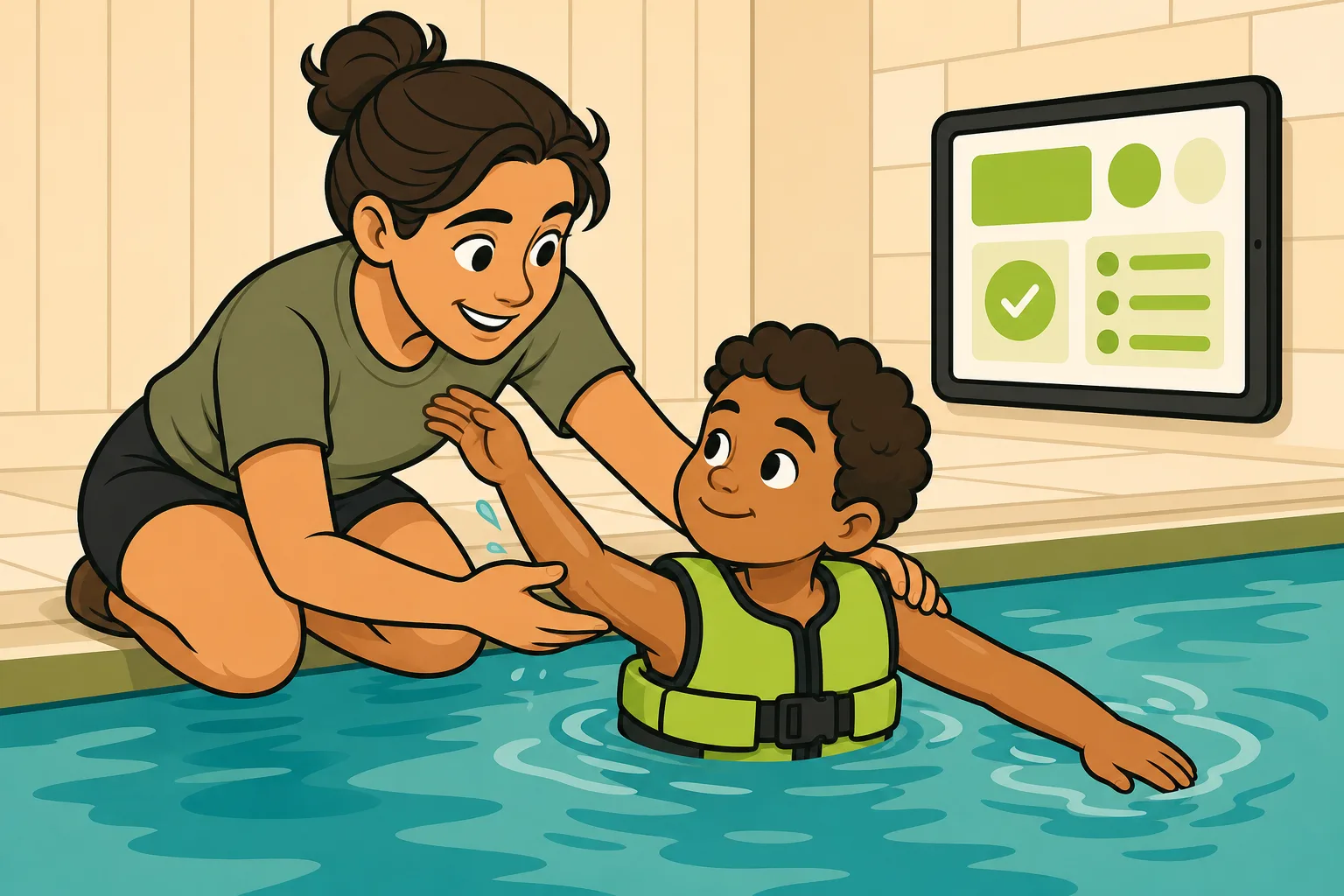 Illustration: Adaptive Swim Lessons: What Independent Swim Schools Need to Know