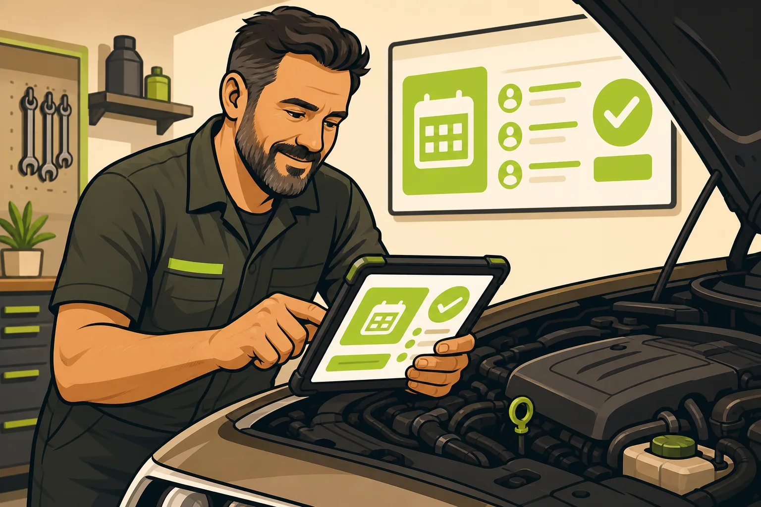 Illustration: Auto Repair Shop Marketing: Why Your Website Is the Foundation