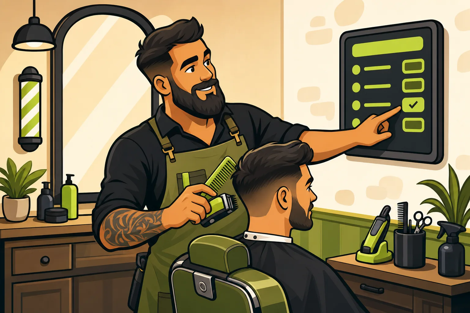 Illustration: Should You Show Prices on Your Barber Shop Website? (The Data Says Yes)