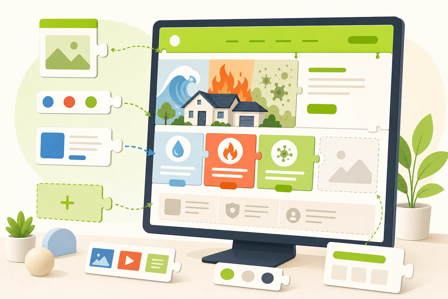 Illustration: Best Website Builder for a Restoration Company: DIY vs. Done-for-You