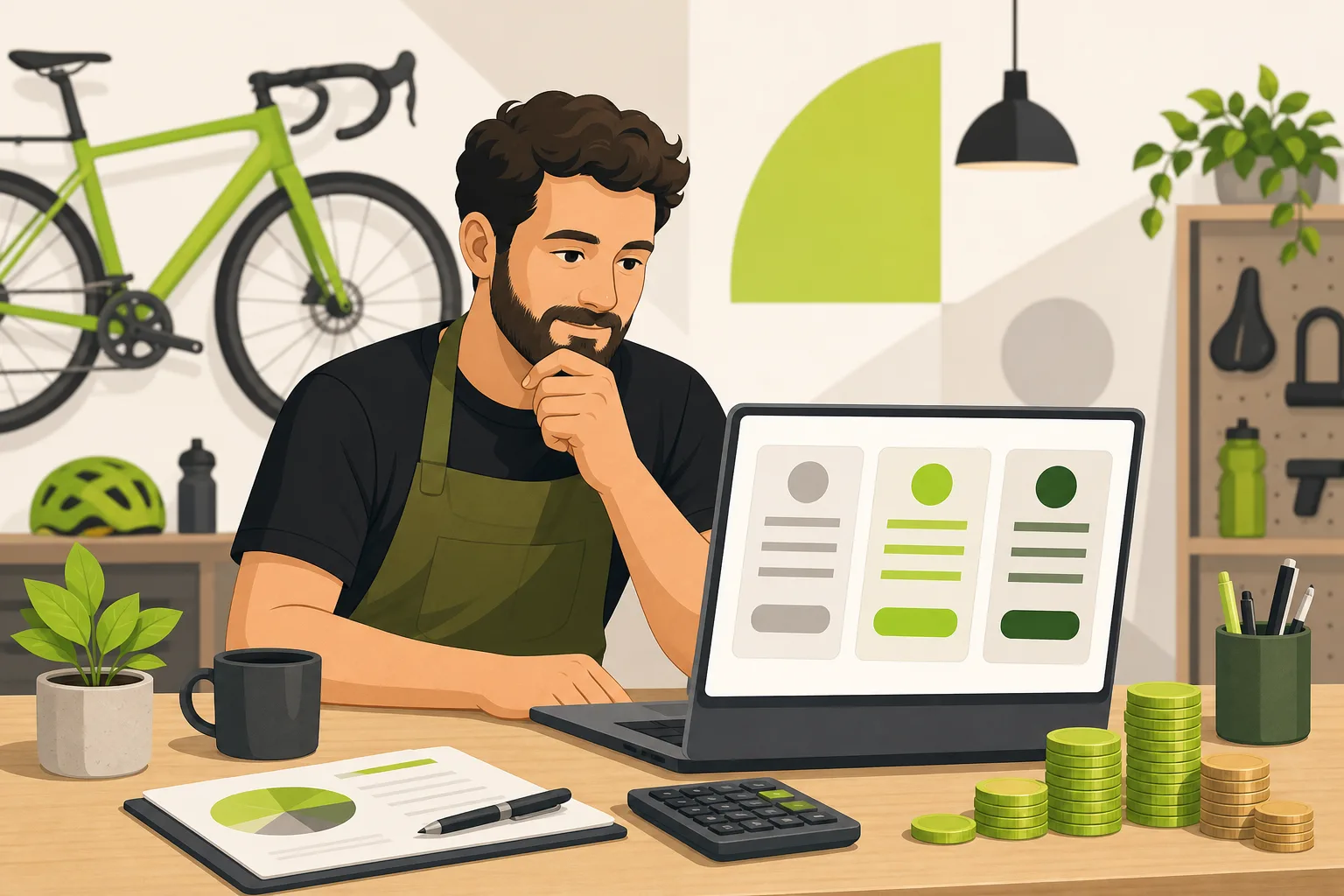 Illustration: Bike Shop Website Cost in 2026: Workstand vs. Shopify vs. Agency vs. Done-for-You