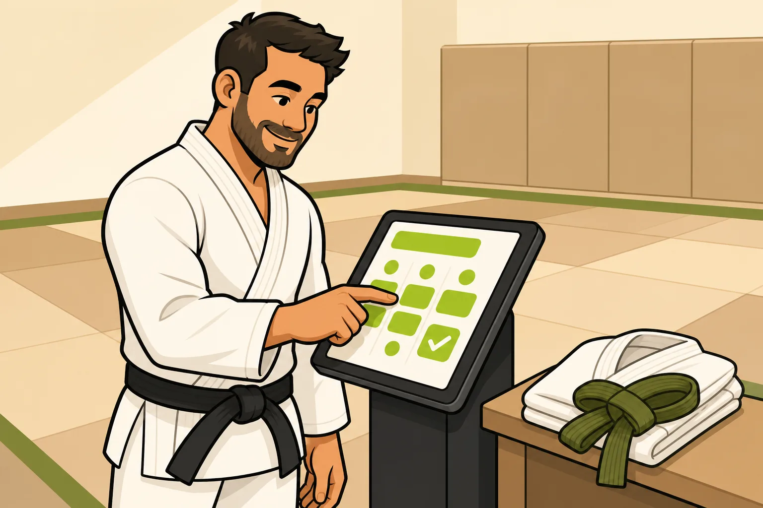 Illustration: What Every BJJ Gym Website Needs (And Why It's Different From a Karate School Site)