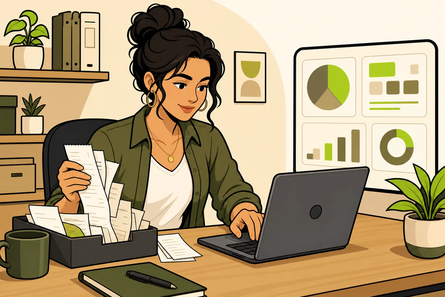 Illustration: How to Get Bookkeeping Clients: Why Your Website Is the Only Channel That Compounds