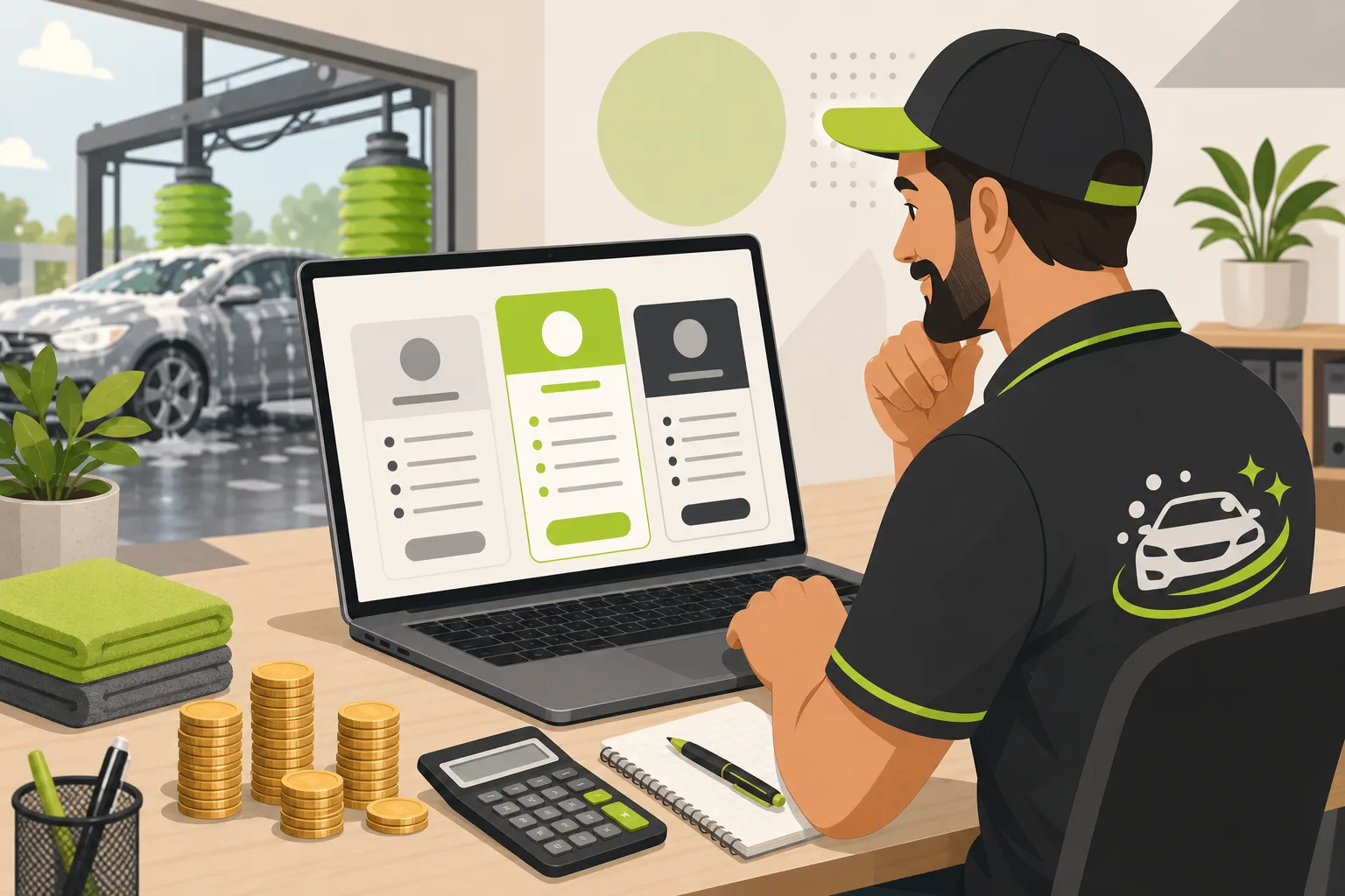Illustration: Car Wash Website Cost: What You'll Really Pay in 2026