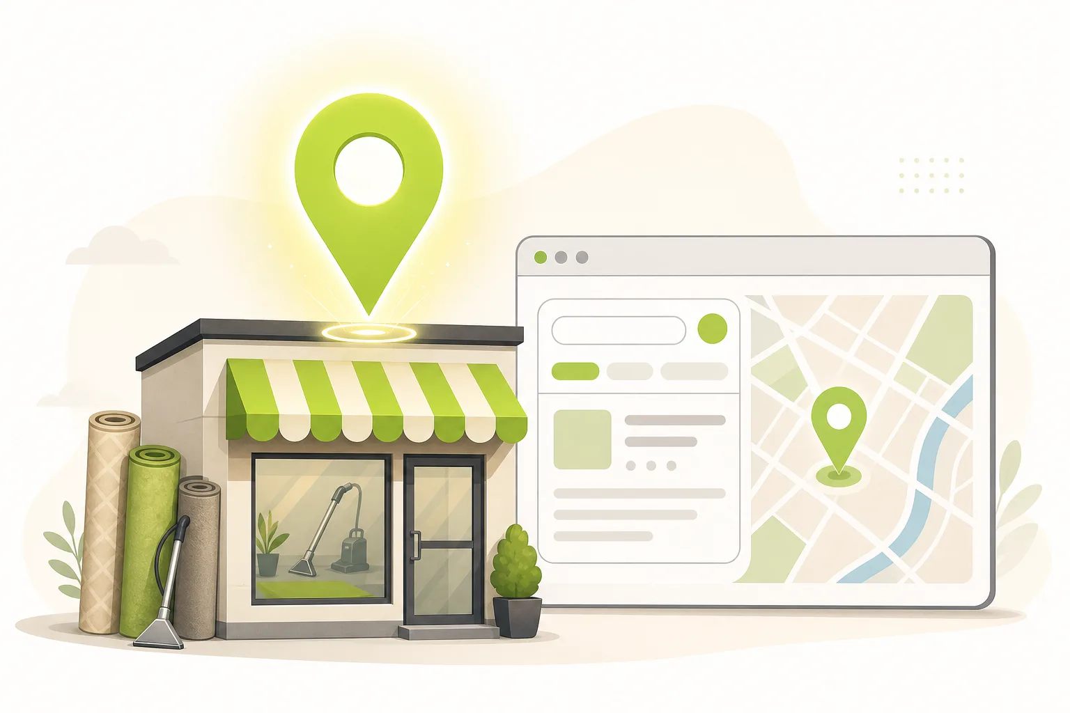 Illustration: Google Business Profile for Carpet Cleaners: The Complete Setup & Optimization Guide