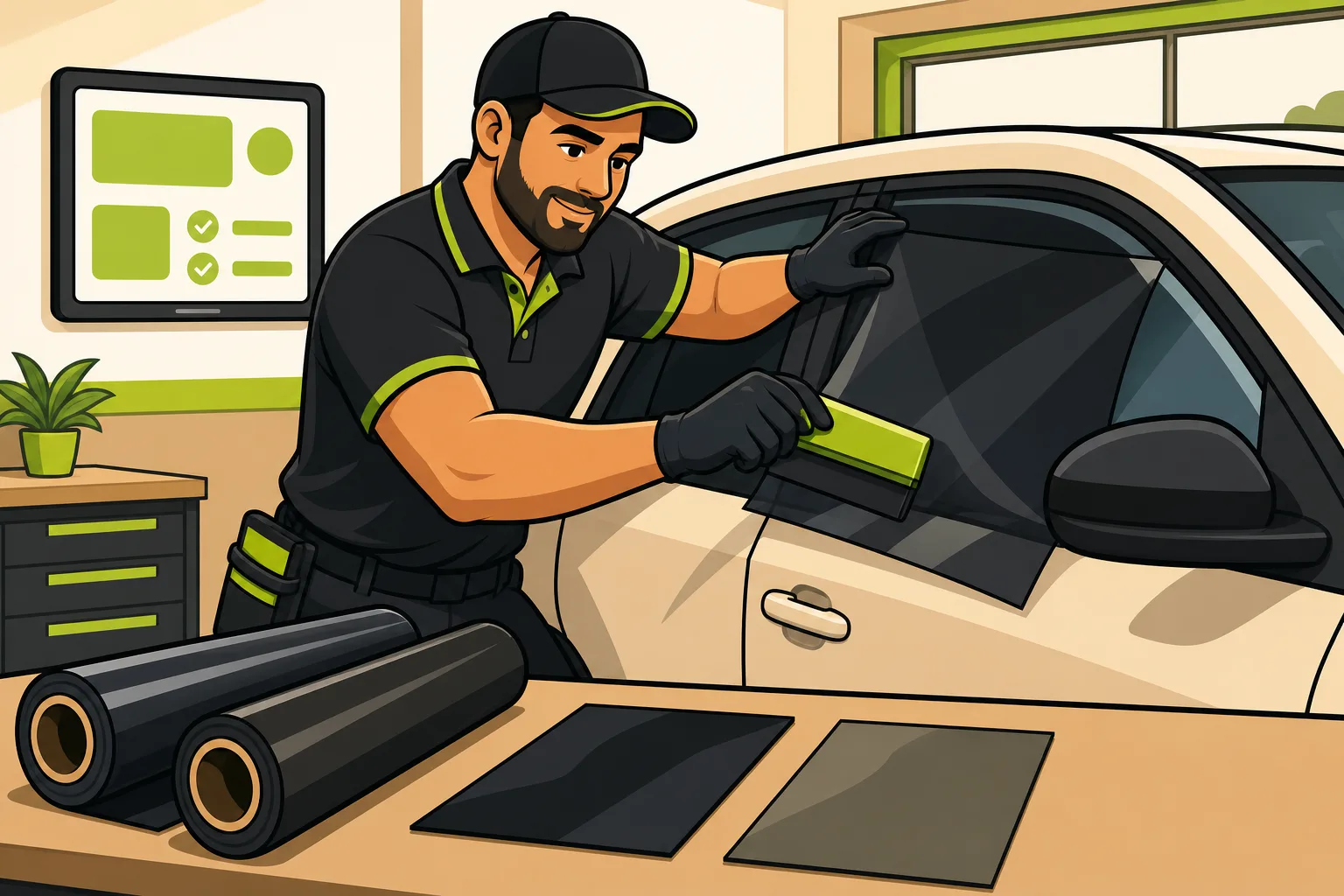 Illustration: Carbon Tint vs. Ceramic Tint: What's Actually Worth the Money?