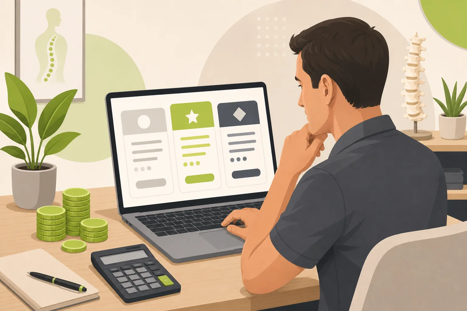 Illustration: Chiropractor Website Cost: What You Actually Pay in 2026