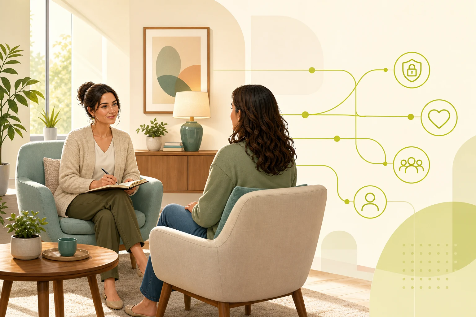 Illustration: Therapist Website Checklist: 9 Elements That Convert Hesitant Clients