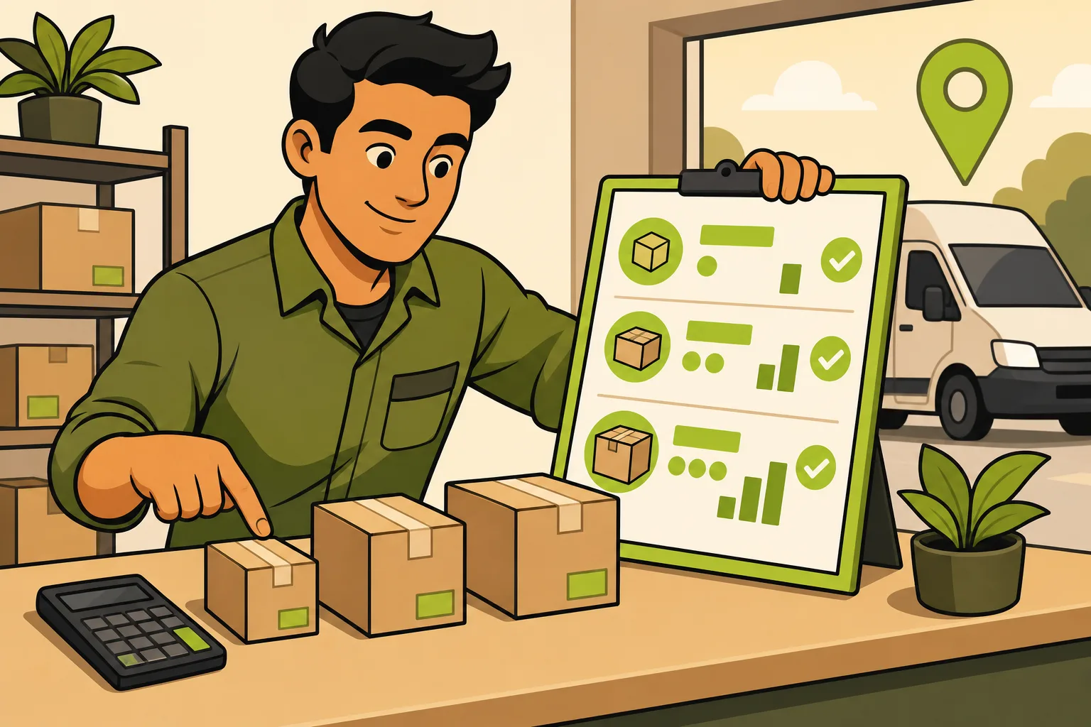 Illustration: Courier Service Pricing: Why Showing a Starting Rate Wins More B2B Clients