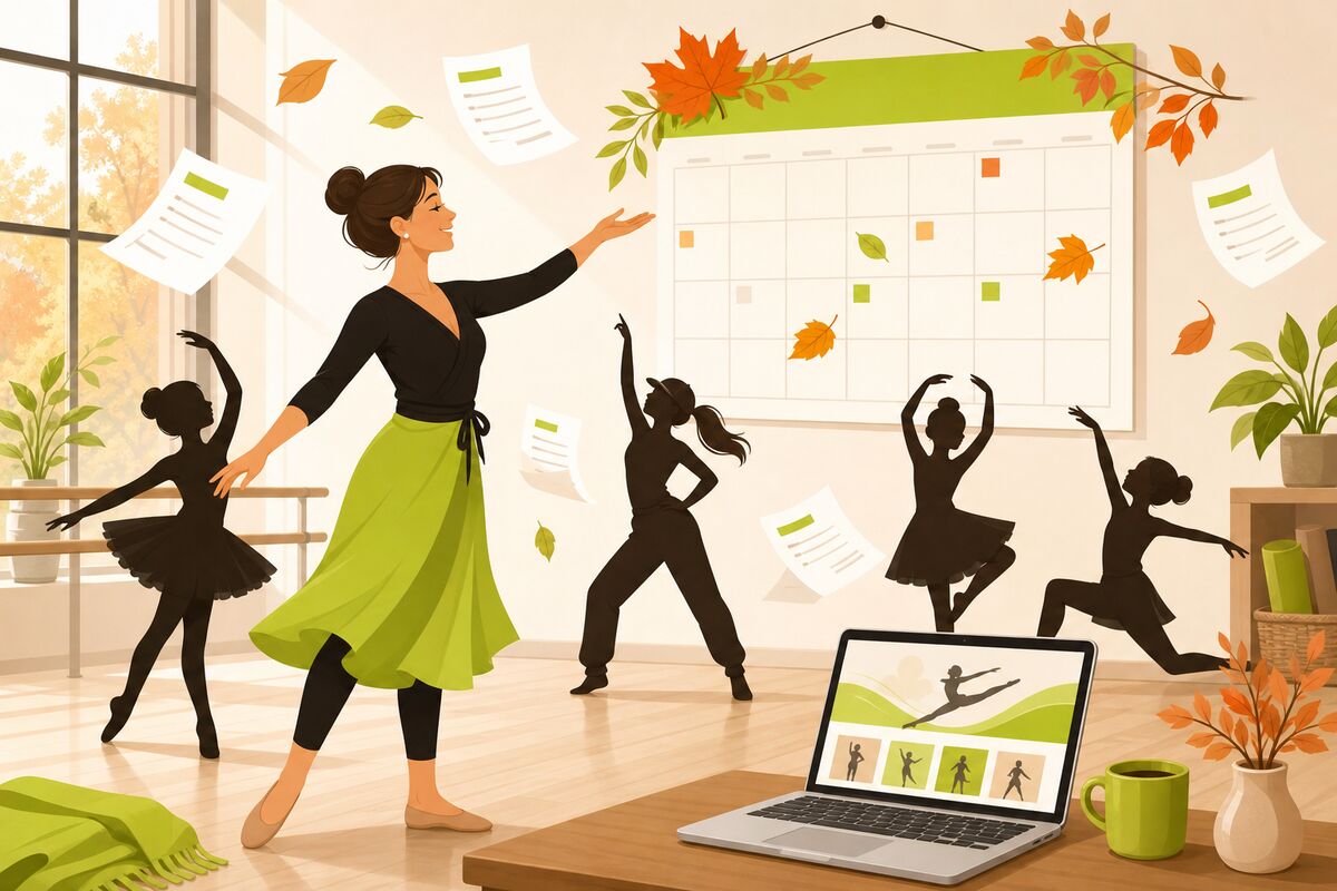 Dance Studios website example