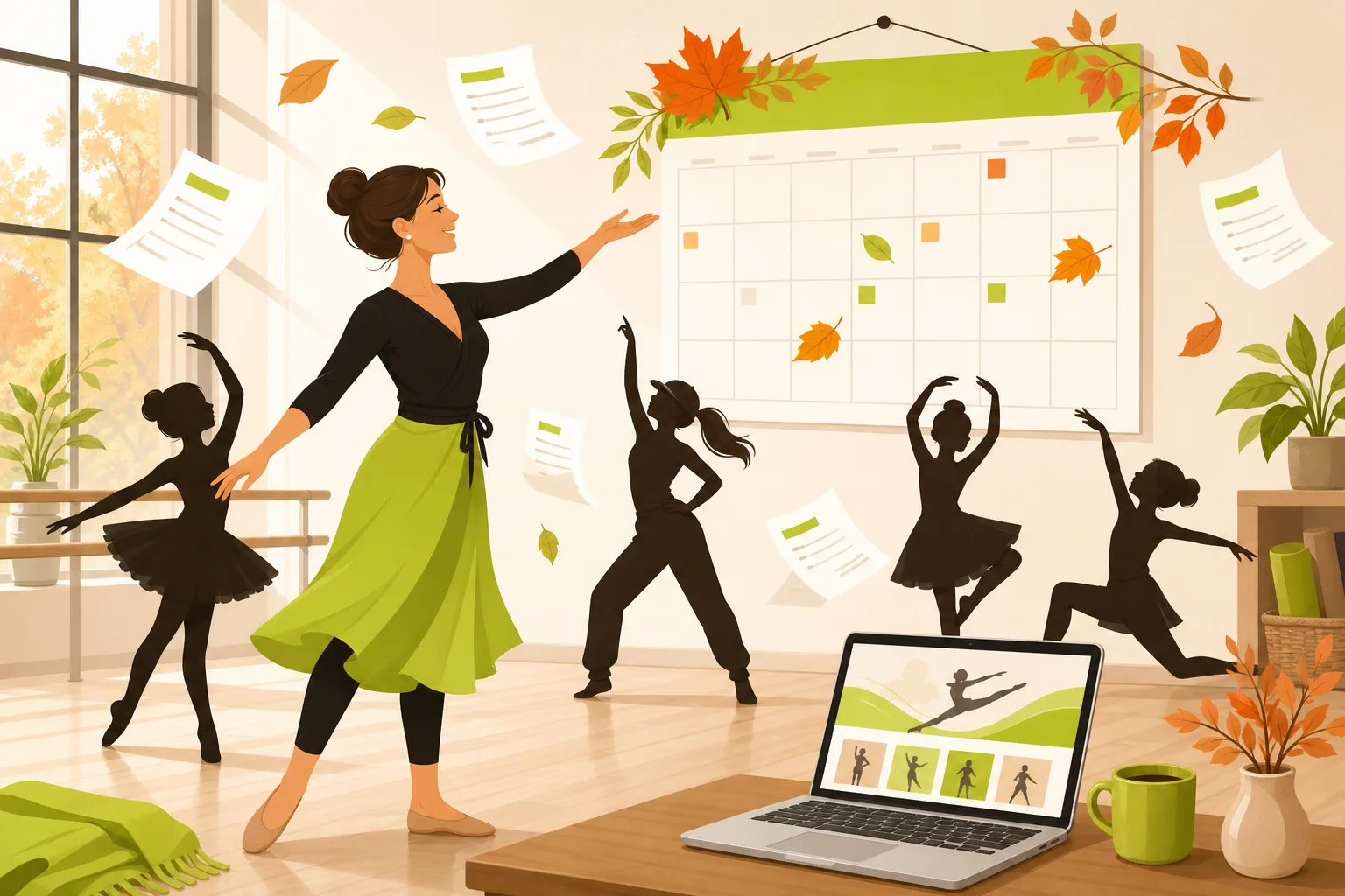 Illustration: What Does a Dance Studio Website Need to Fill Classes?
