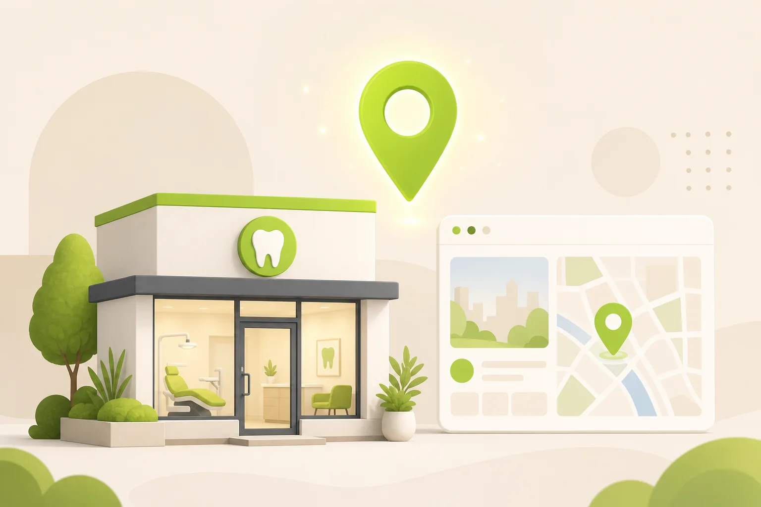Illustration: Is Google Business Profile Enough for a Dentist?