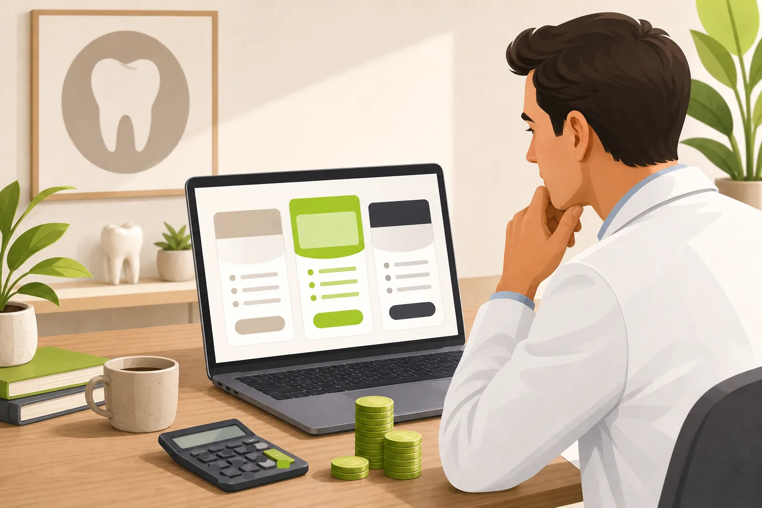 Illustration: How Much Does a Dentist Website Cost?