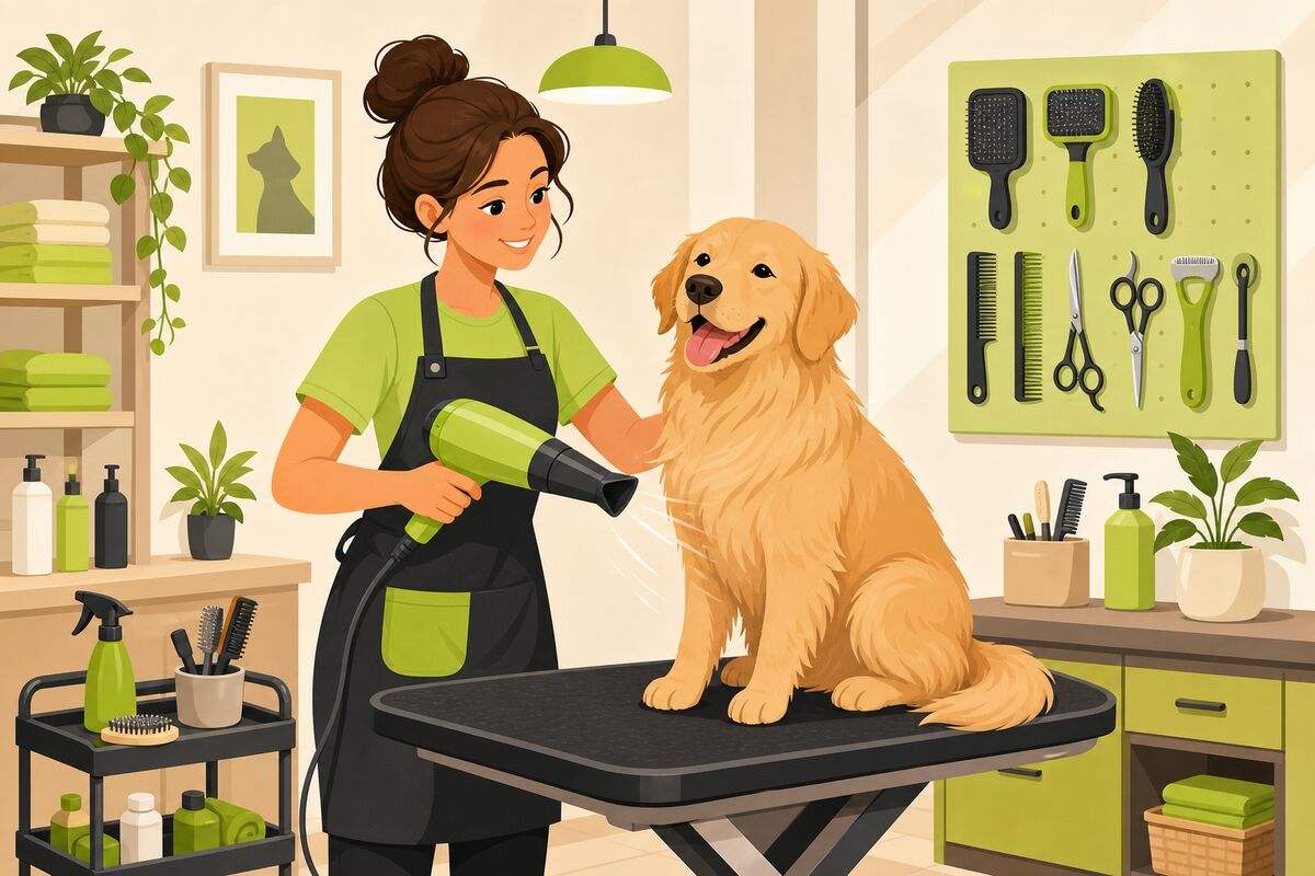 Dog Groomers website example