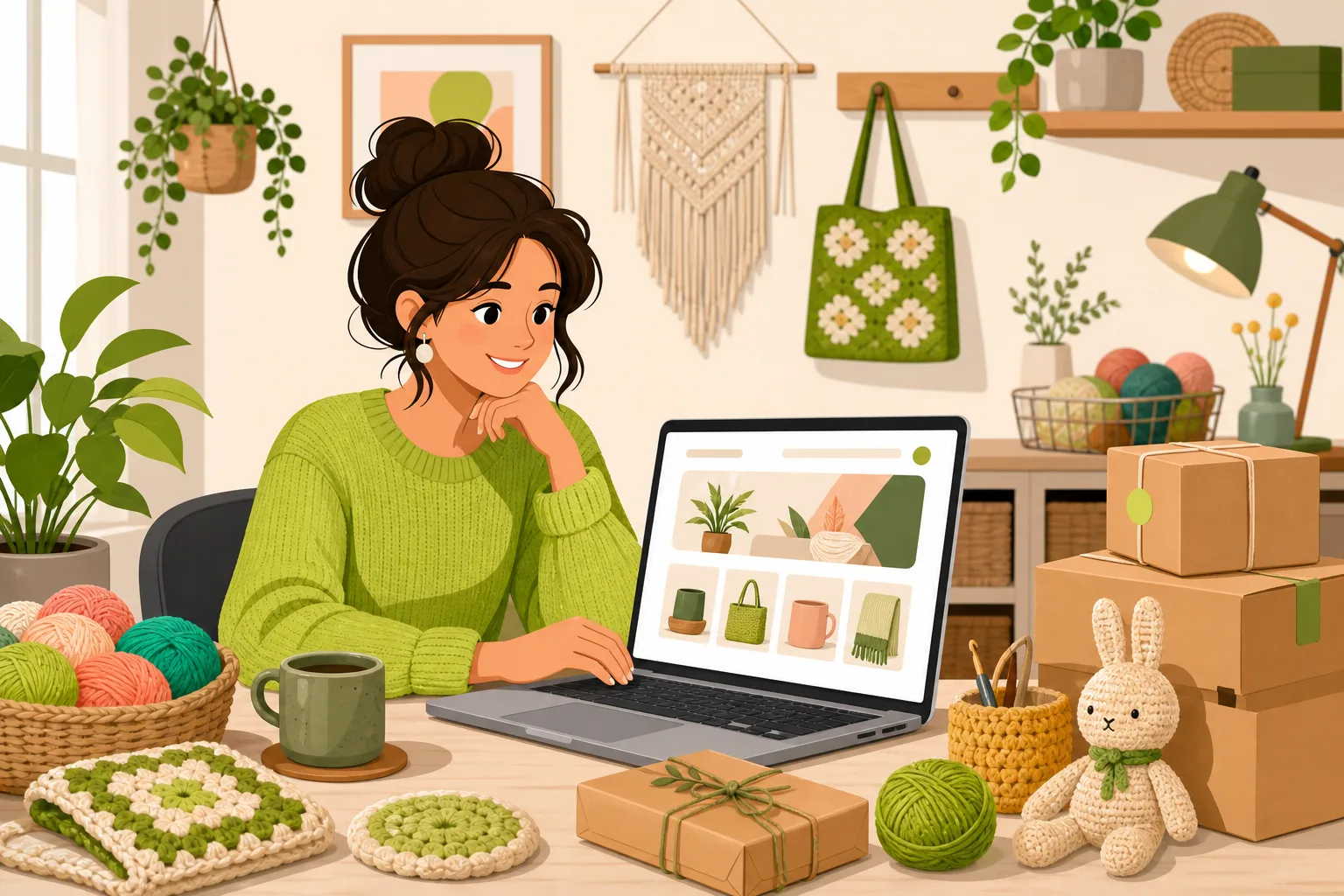 Illustration: Do Etsy Sellers Need Their Own Website?