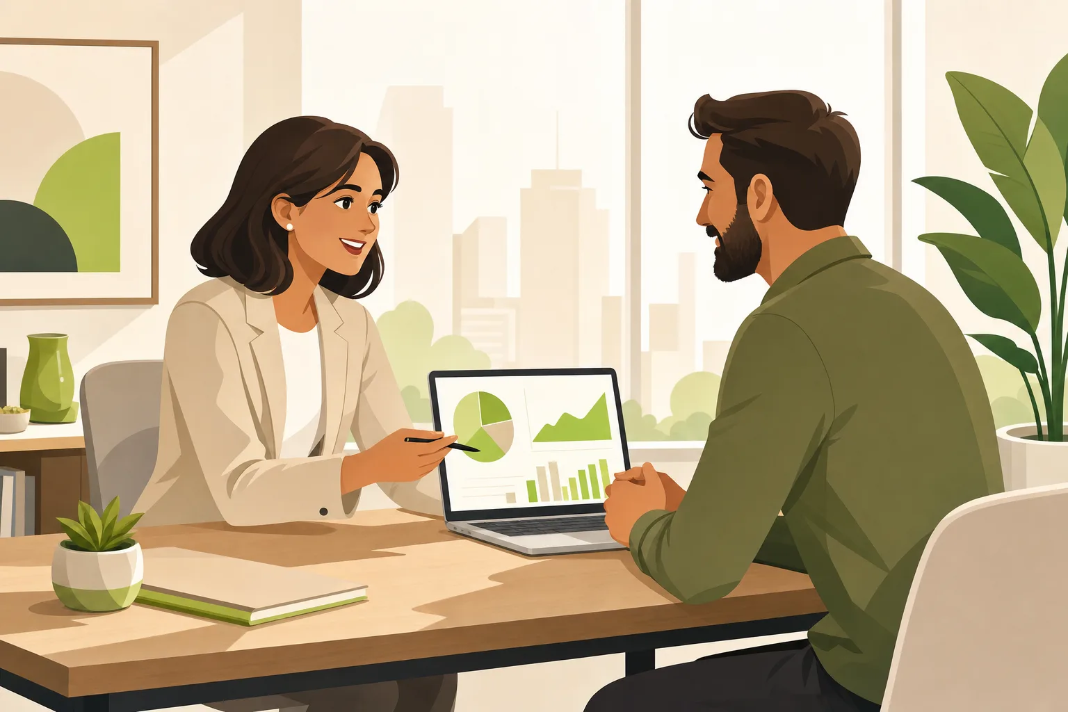 Illustration: Do Financial Advisors Need a Website? What It Takes to Convert a Referral