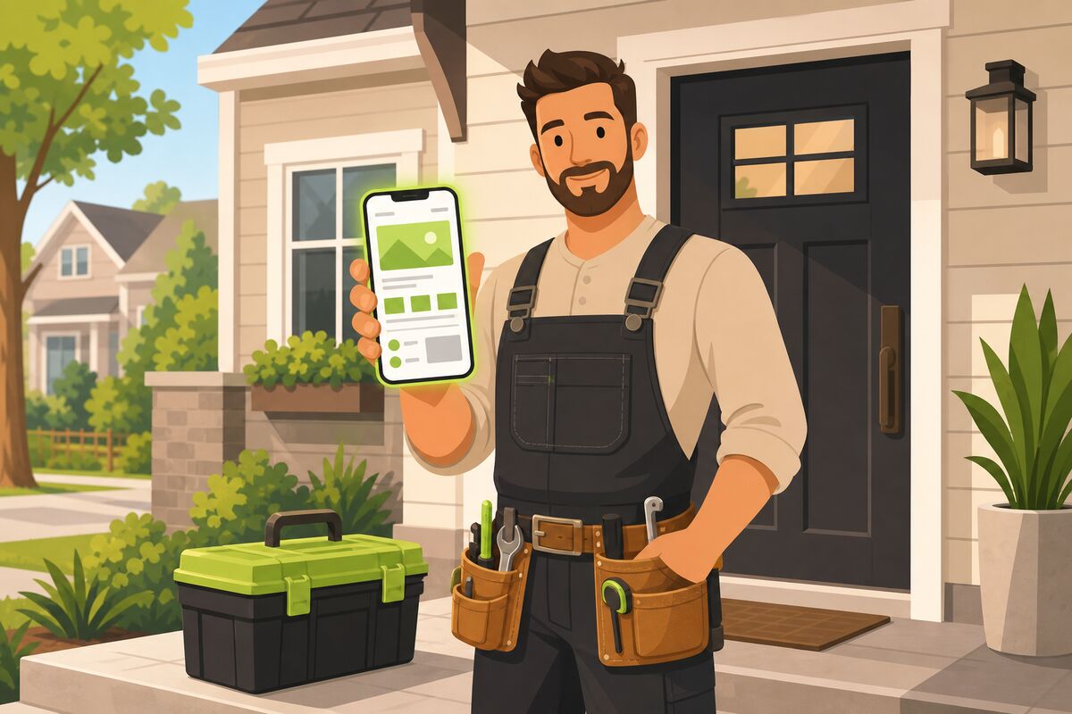 Handymen website example
