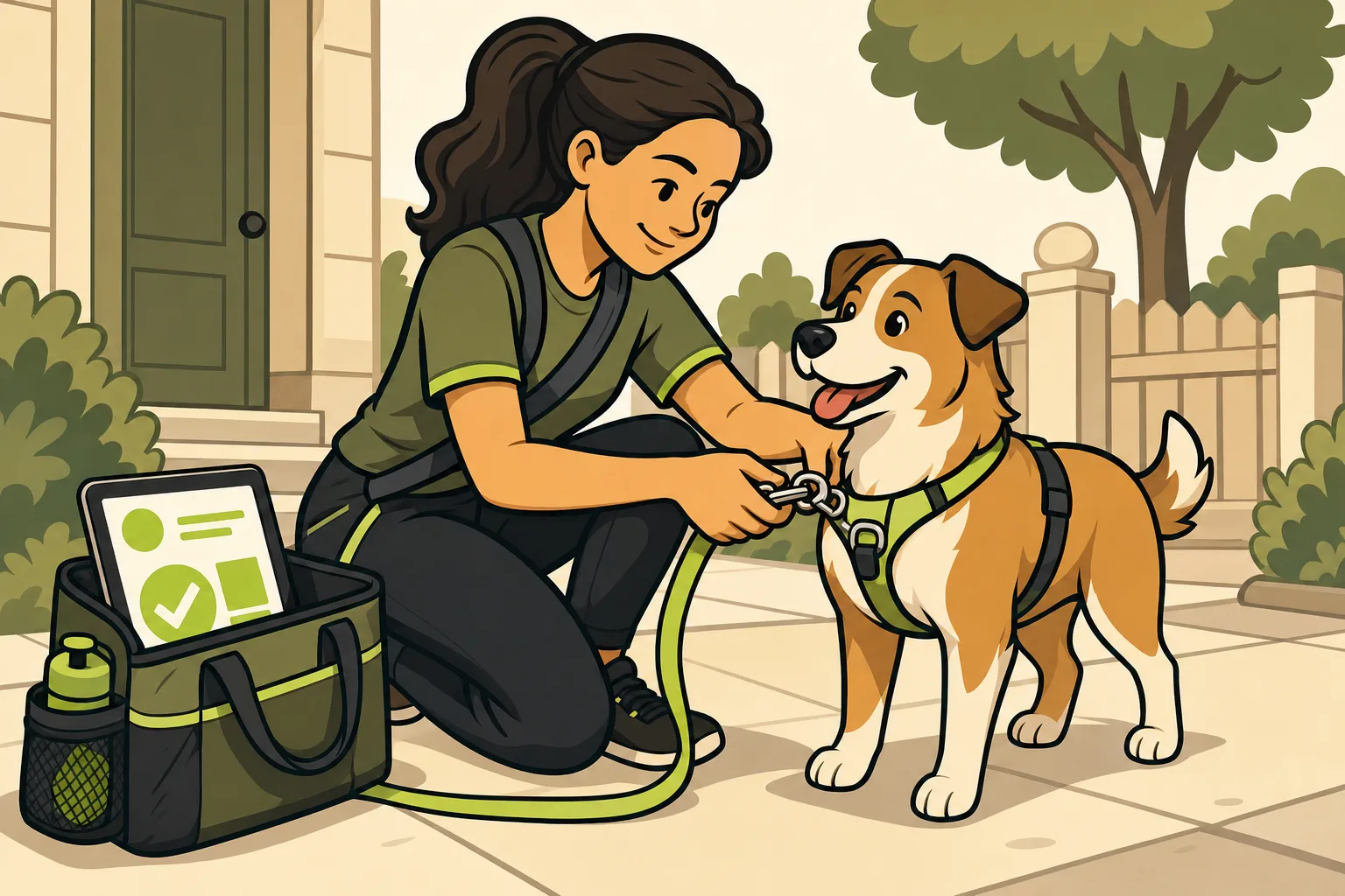Illustration: Dog Walker Insurance: What It Means, What to Buy, and How to Show It on Your Website