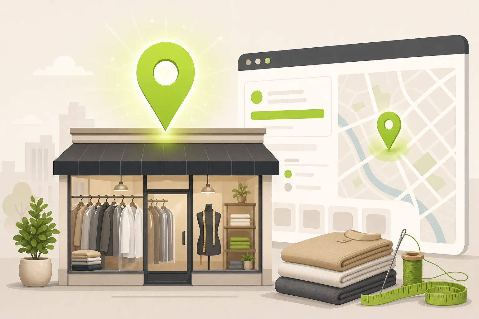 Illustration: How to Set Up and Optimize Your Dry Cleaner Google Business Profile