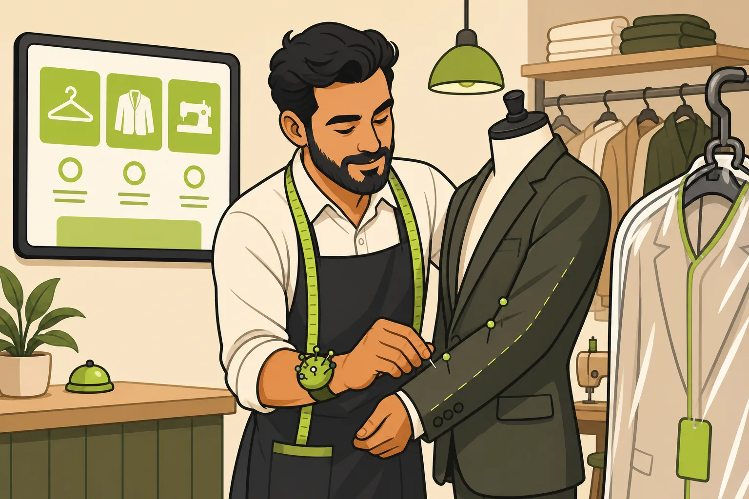 Illustration: What Does a Dry Cleaning Website Need to Get More Customers?
