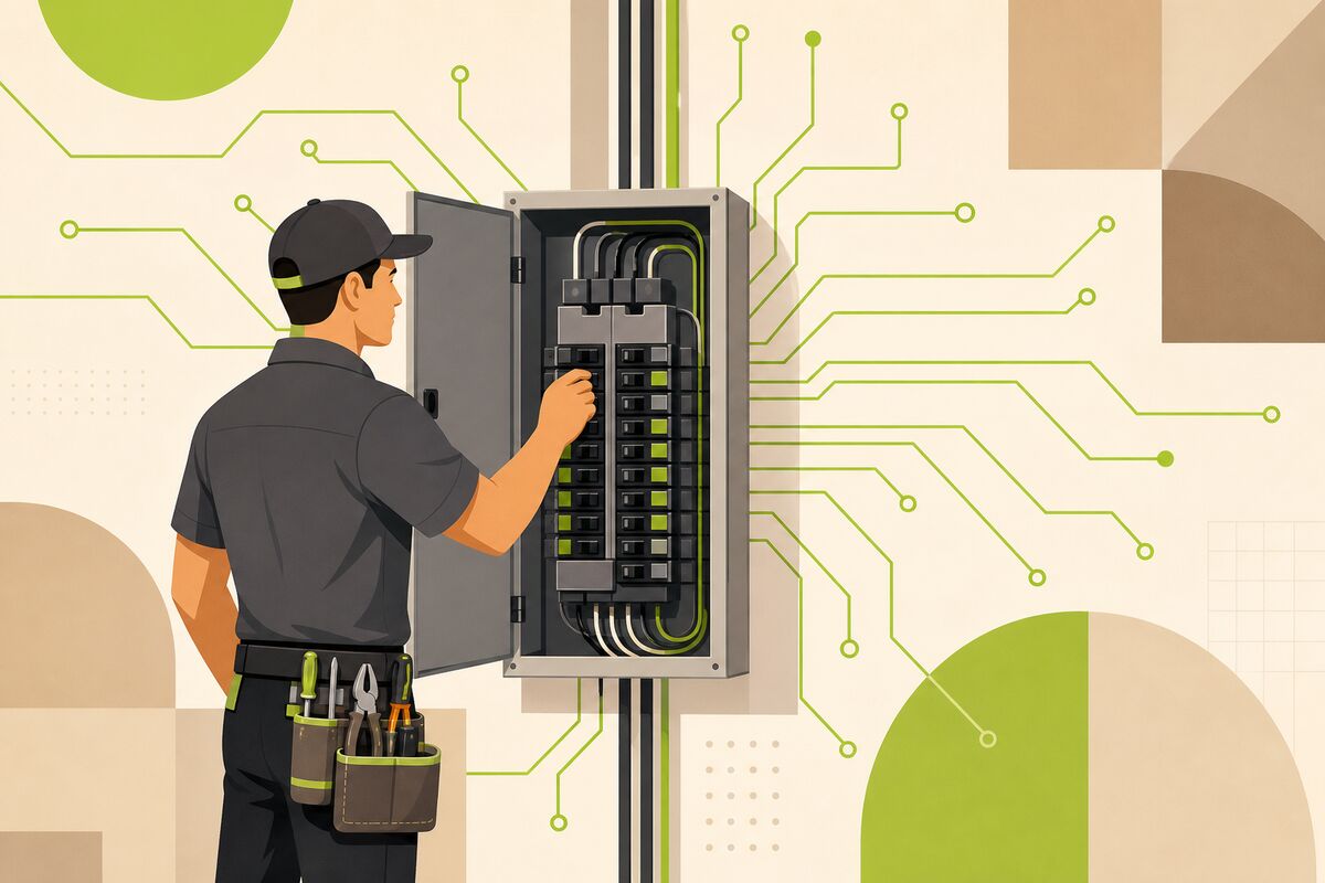 Electricians website example