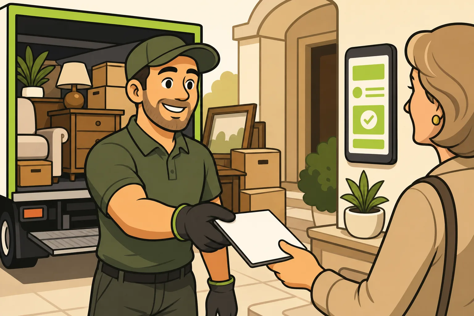 Illustration: Estate Cleanout Service: How Junk Removal Companies Win the Job and Build a Referral Network