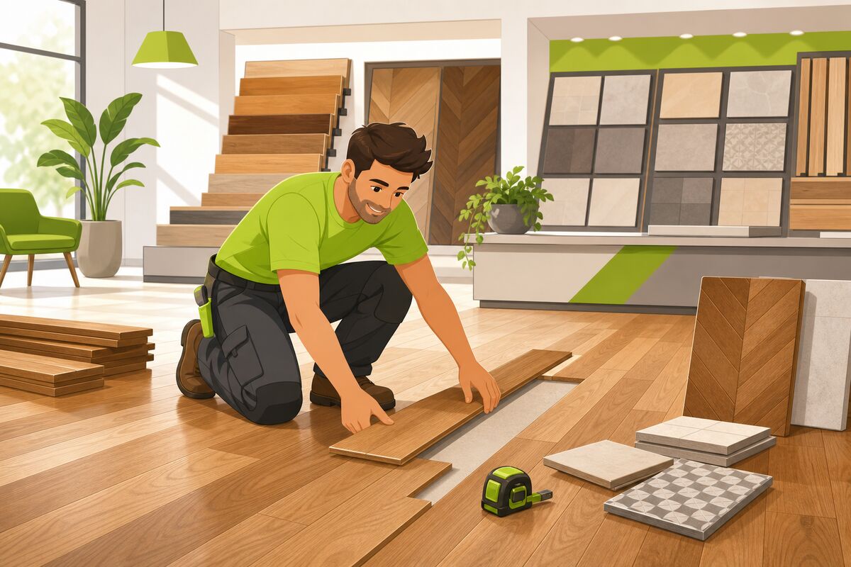Flooring Companies website example