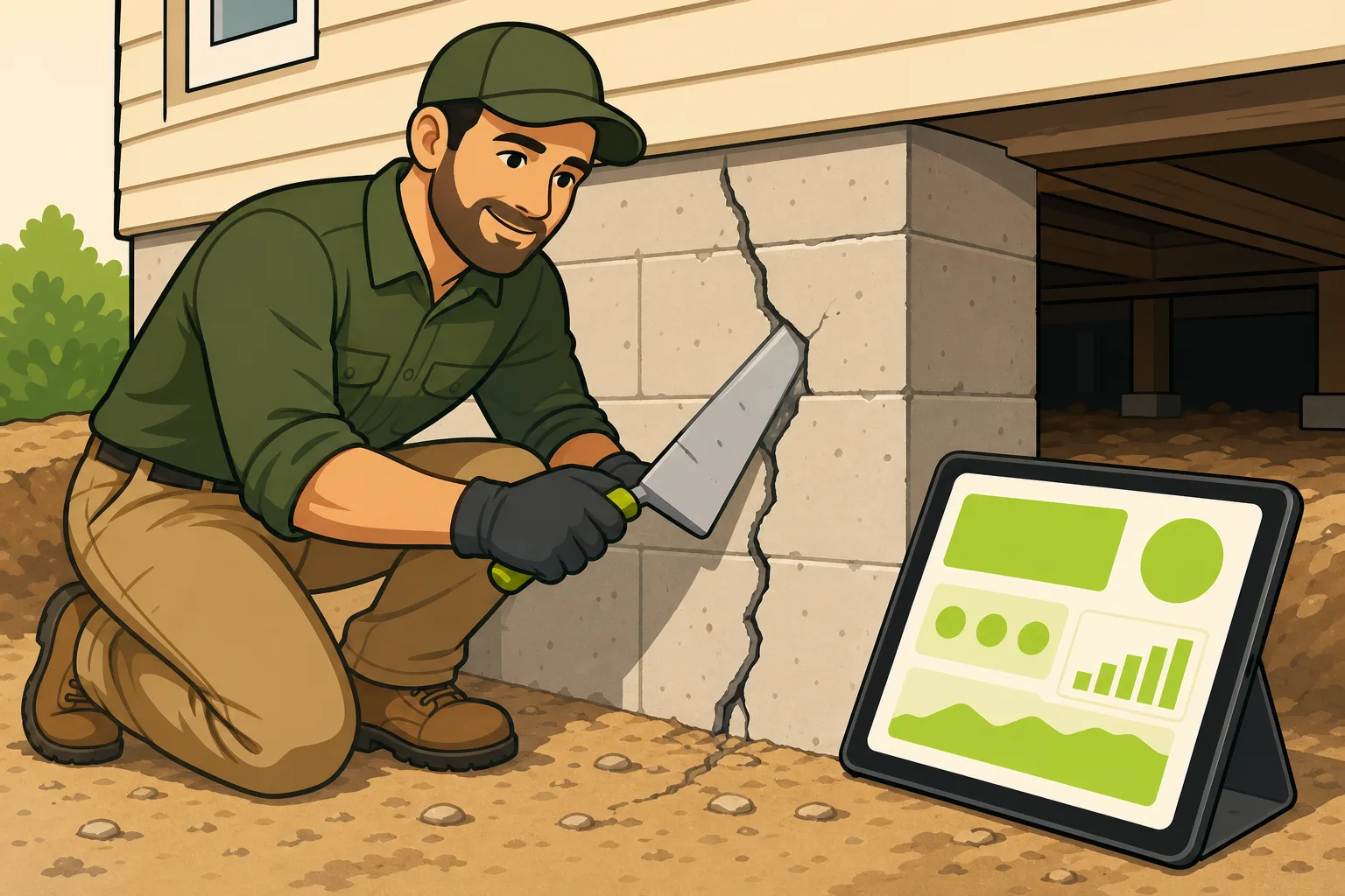 Illustration: Foundation Repair SEO: The One-Page Playbook for Getting Found Without Paying Per Lead