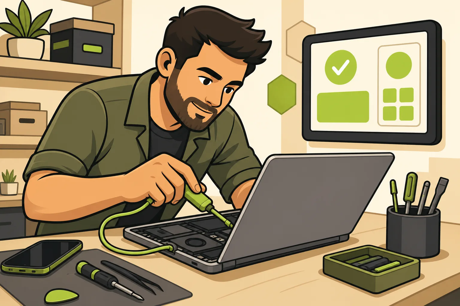 Illustration: Why "Free Diagnostic" Is the Most Powerful CTA for a Computer Repair Website