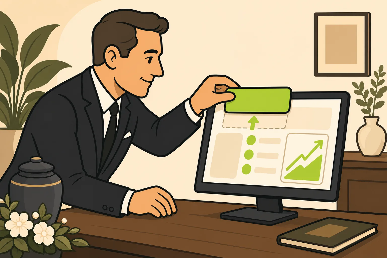 Illustration: SEO for Funeral Homes: The Website Strategy That Compounds Over Time