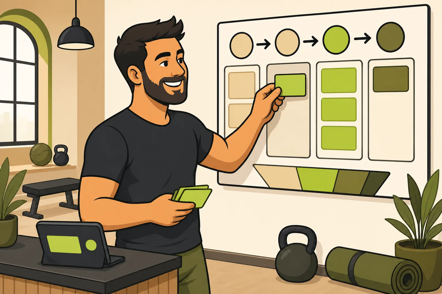 Illustration: Personal Training Marketing: How to Get Members, Not Just Likes