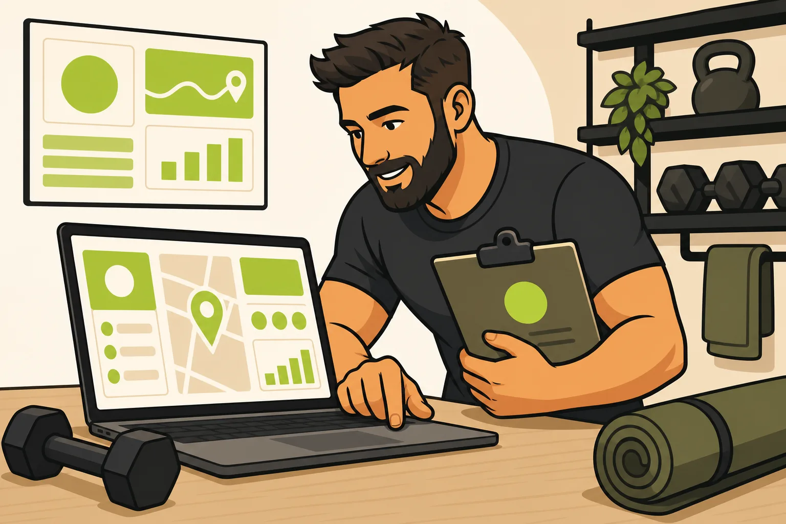 Illustration: Gym SEO: The 4 Things That Actually Move the Needle for an Independent Gym
