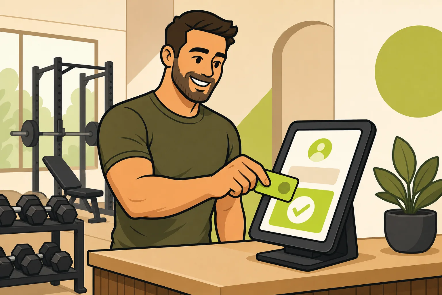 Illustration: What Should a Gym Website Include to Actually Get Members?