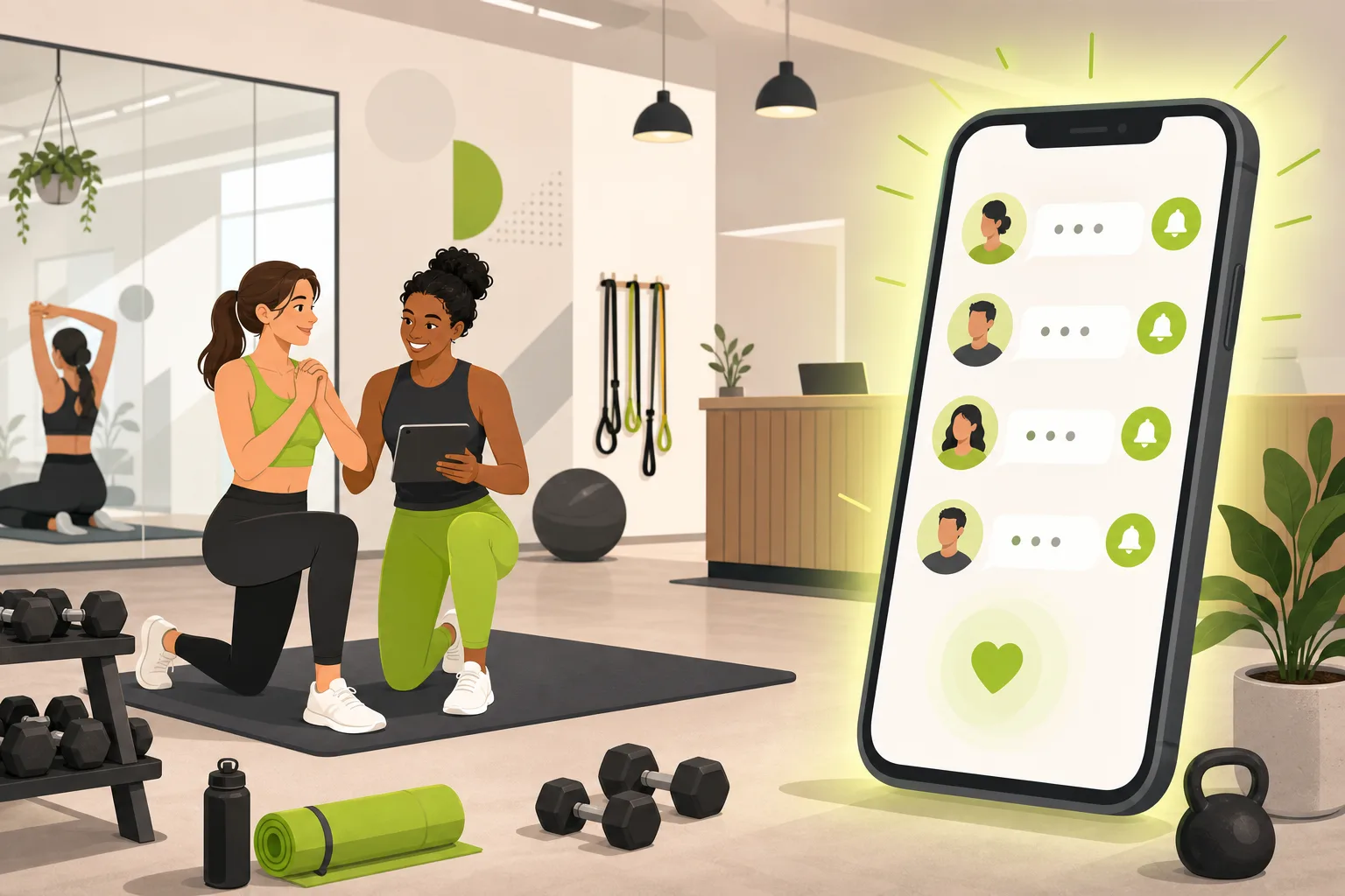 Illustration: Is a Website Worth It for a Gym?