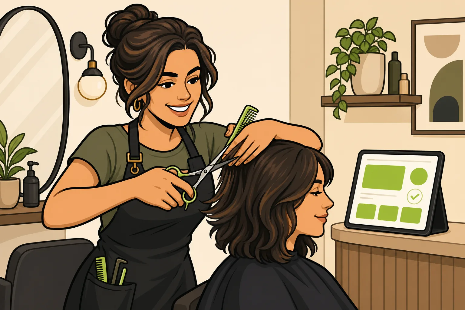 Illustration: Hair Salon Marketing Ideas That Don't Require Booking Software