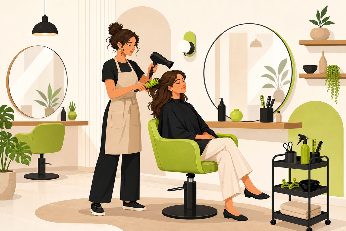 Hair Salons website example
