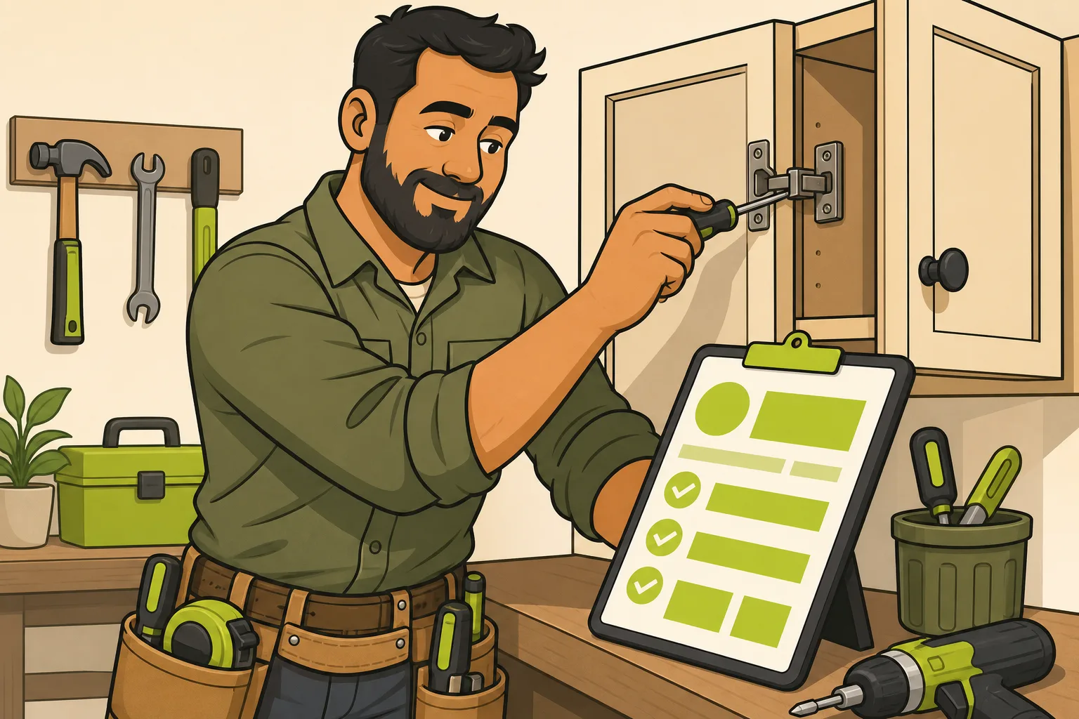 Illustration: Does a Handyman Need a License? State Requirements + How to Display Your Credentials