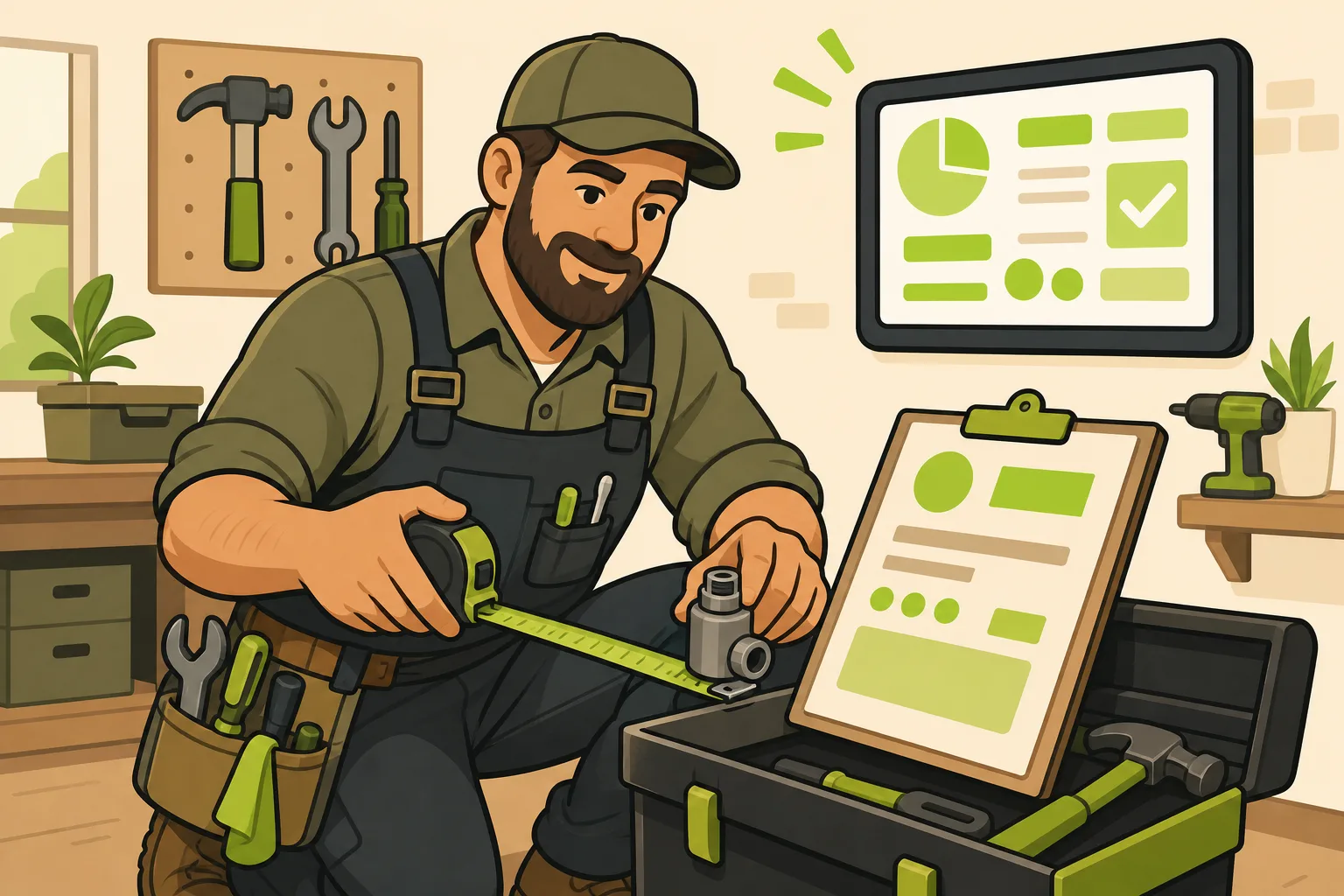 Illustration: Handyman Pricing Guide: How to Set Your Rates and Why Showing Them on Your Website Wins More Jobs