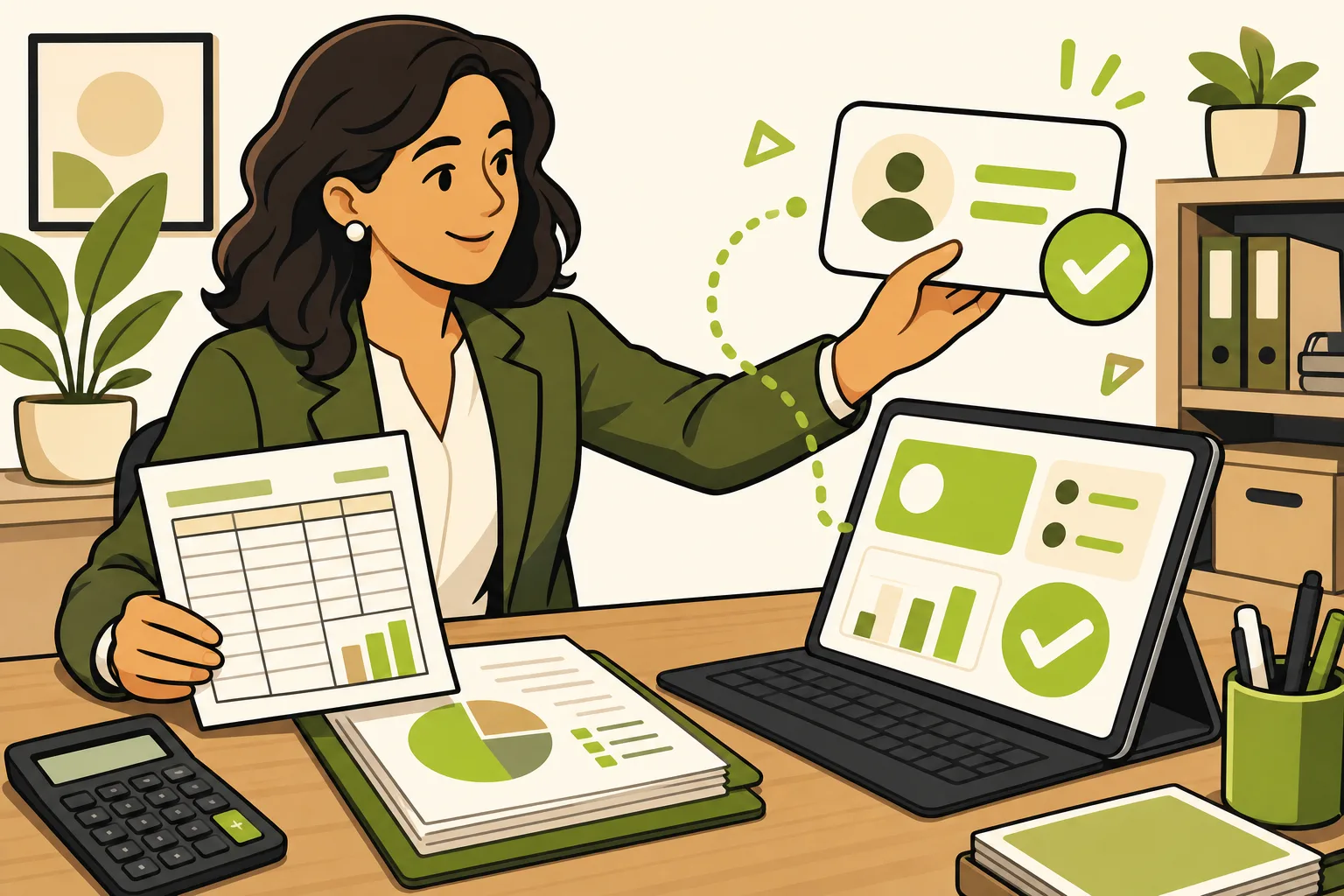 Illustration: How to Get Bookkeeping Clients: Why Your Website Does the Work While You Sleep
