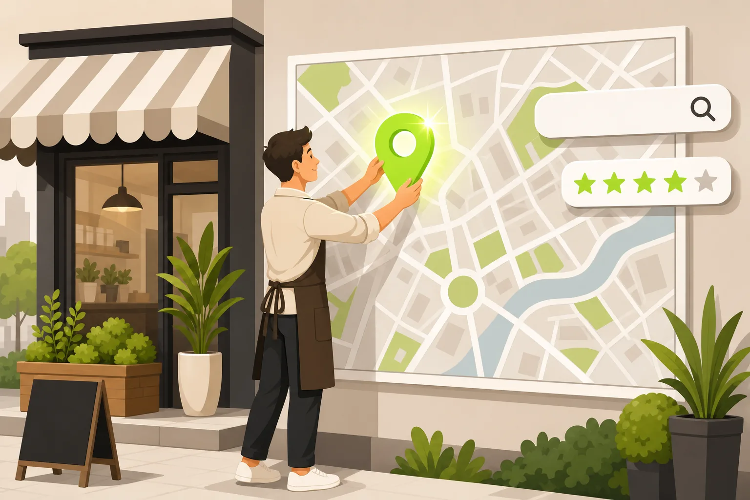 Illustration: How to Get Your Local Business to Show Up on Google