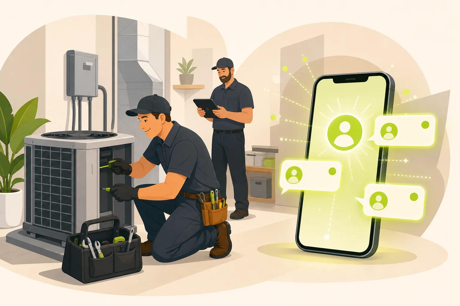 Illustration: Is a Website Worth It for an HVAC Contractor?