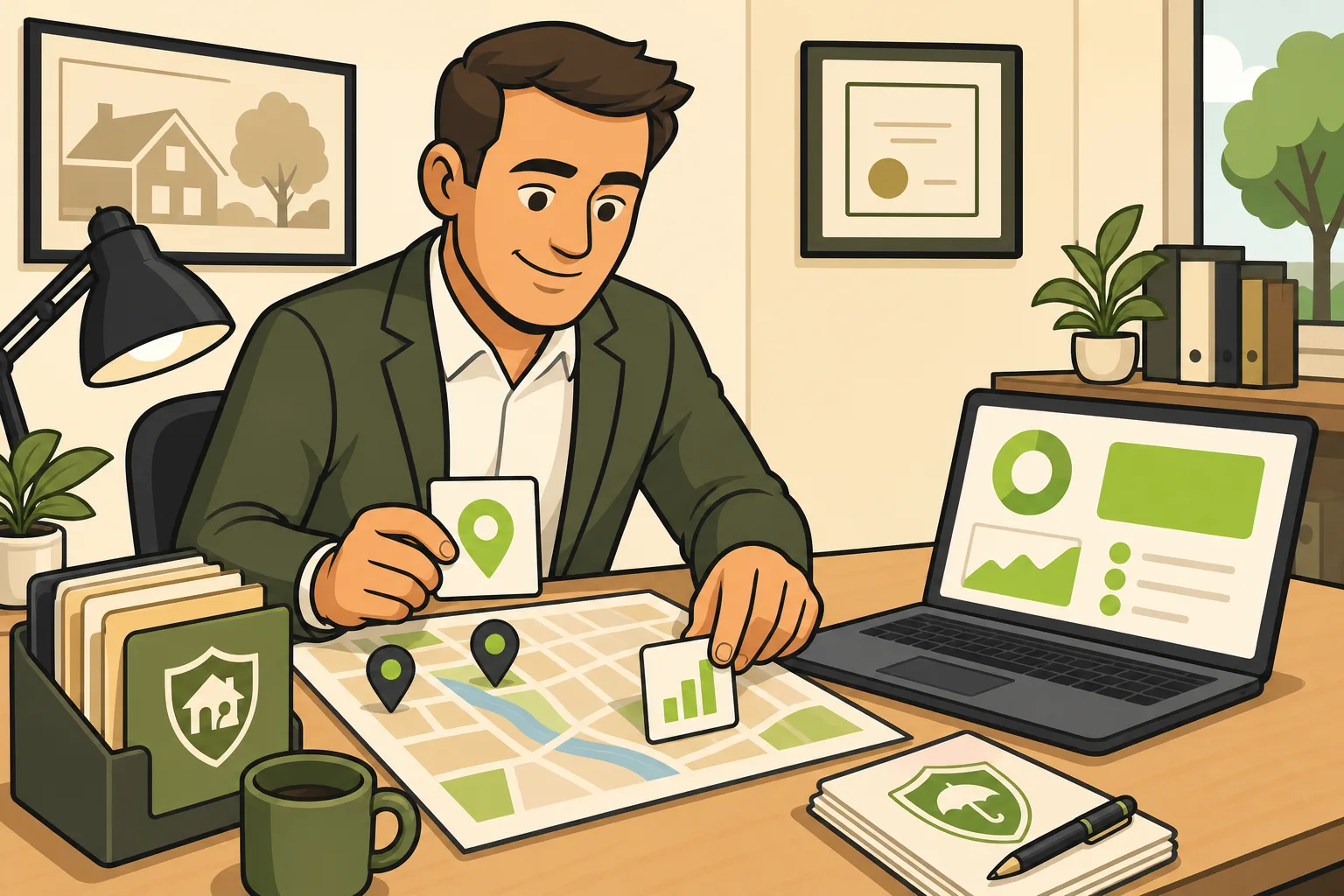 Illustration: SEO for Independent Insurance Agents: How to Get Found Locally Without Buying Leads