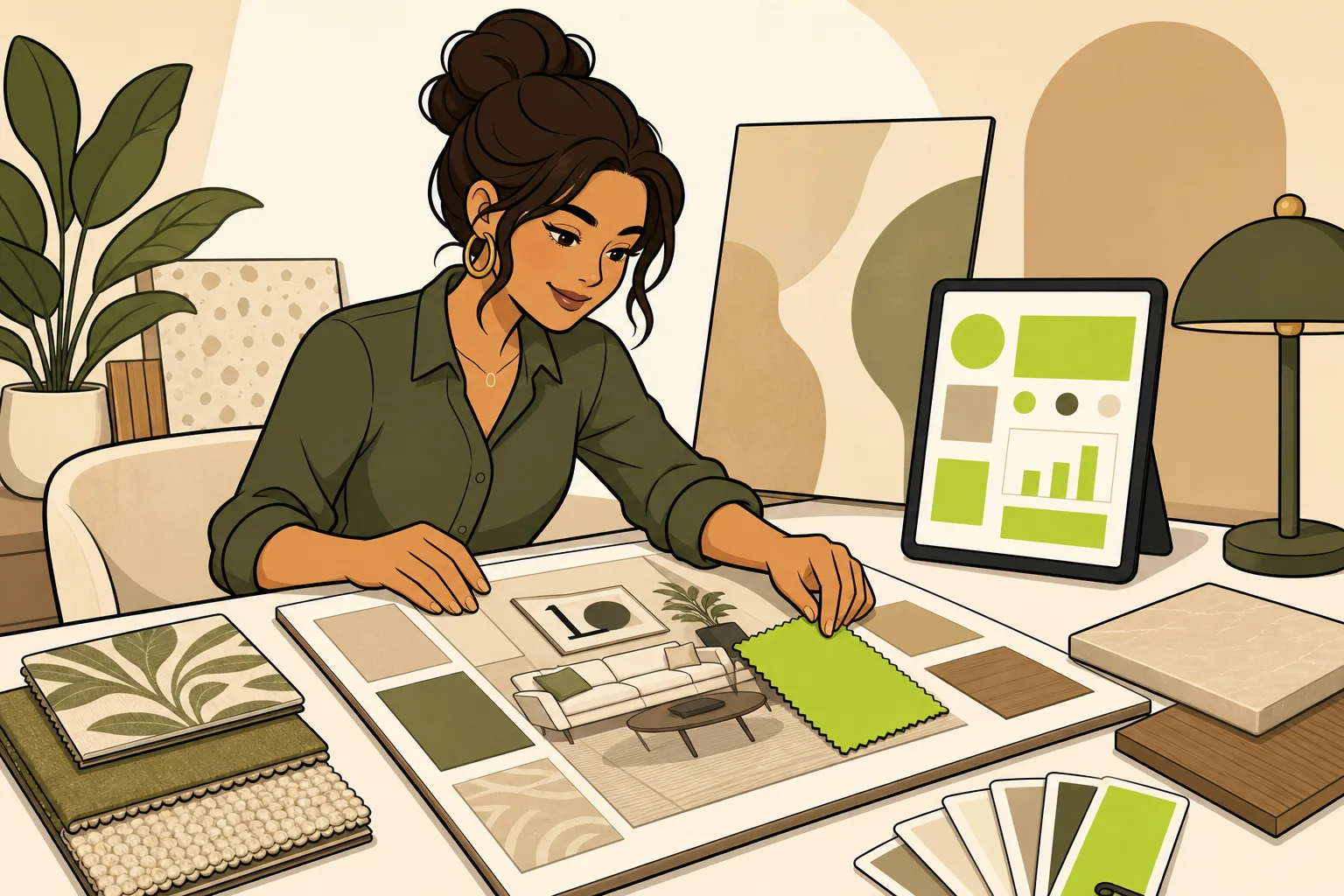 Illustration: Interior Design Marketing: How Your Website Closes the Clients Your Referrals Send