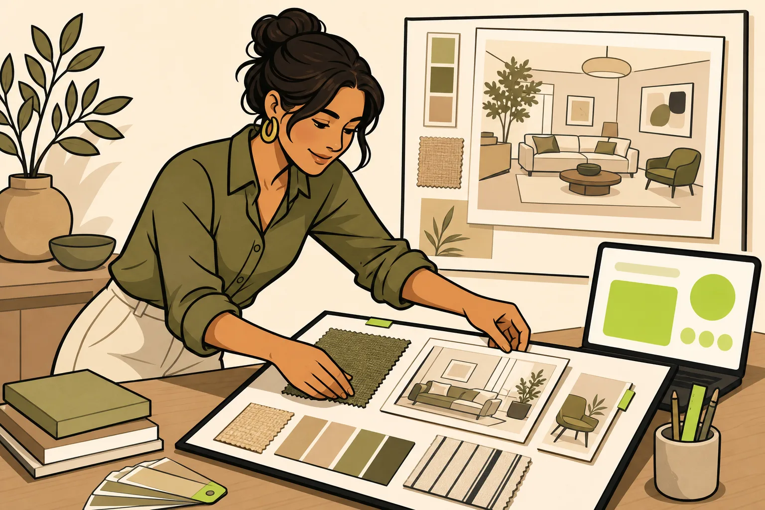 Illustration: What Your Interior Design Portfolio Website Actually Needs to Win Clients