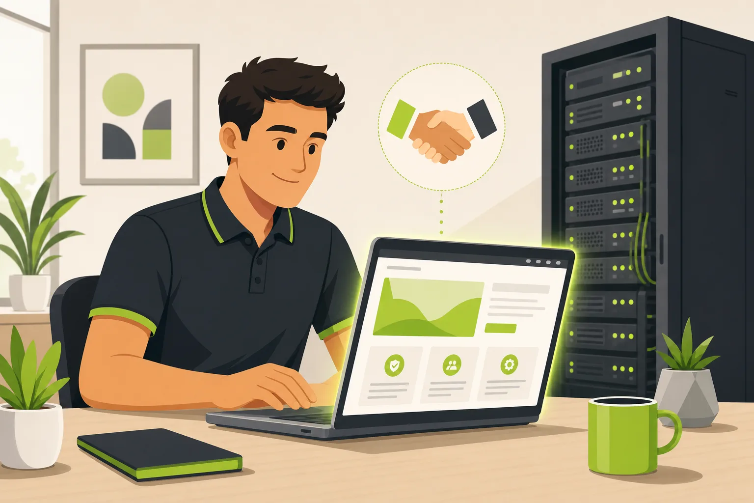 Illustration: IT Company Website Design: What You Need to Win SMB Clients