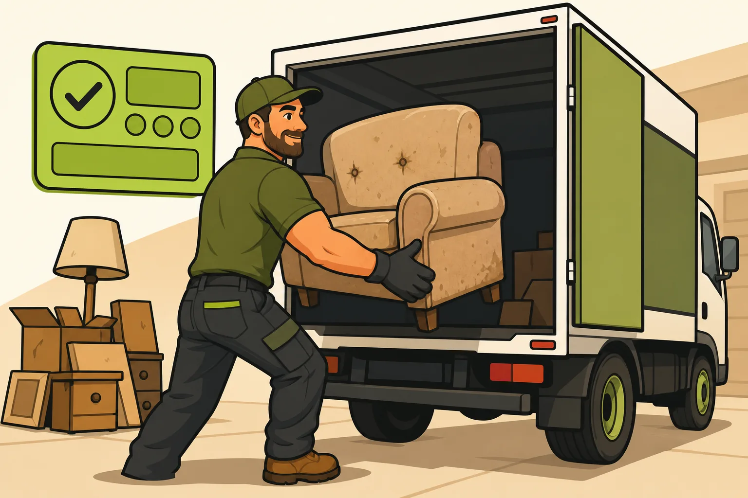 Illustration: How Junk Removal Companies Get Consistent Leads Without Paying Per-Lead Marketplaces Forever