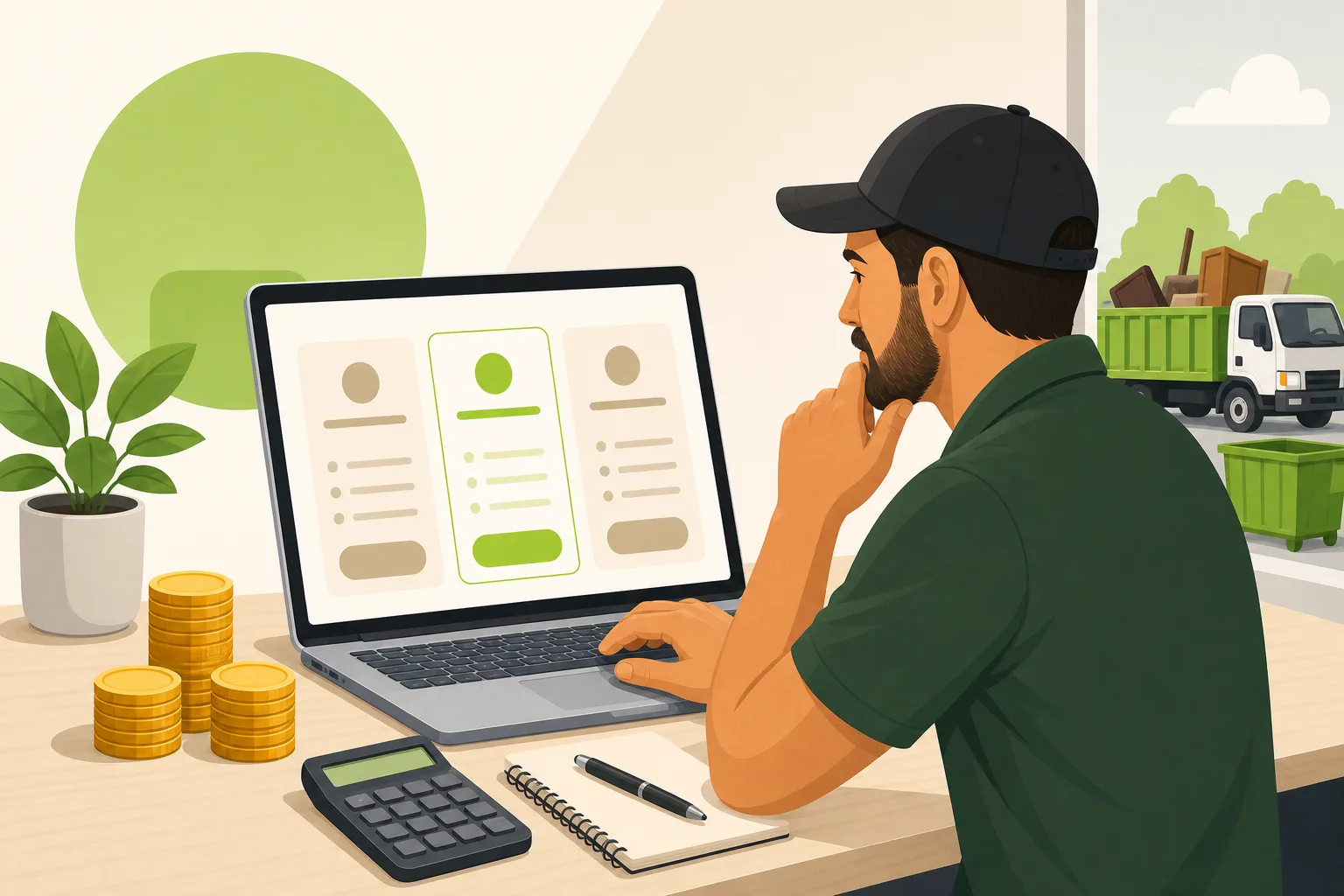 Illustration: How Much Does a Junk Remover Website Cost?