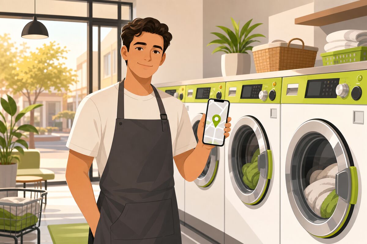 Laundromats & Dry Cleaners website example