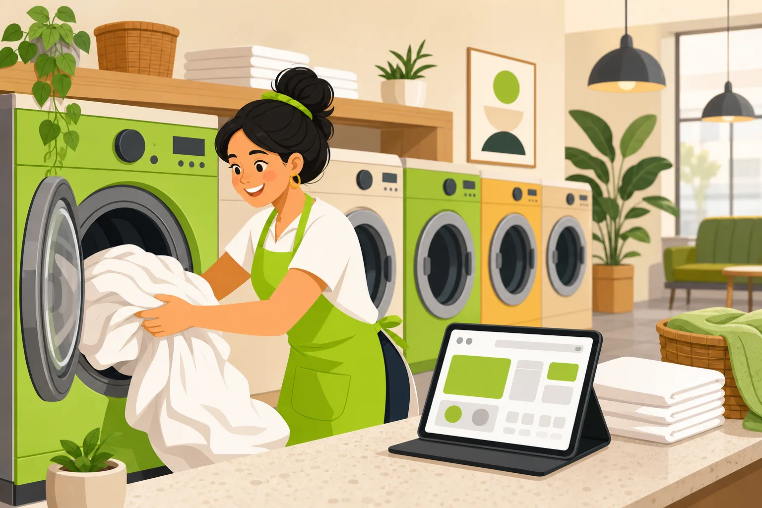 Illustration: Laundromat Website Builder Comparison: Wix, Squarespace, CleanCloud, or Done-for-You?